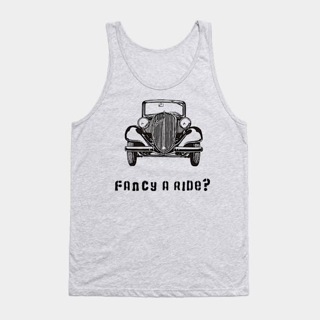 Retro Cars One Tank Top by Socity Shop